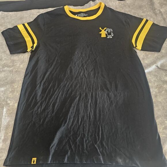 Dutch Bros Shirt Adult Men's XL Short Sleeve Black Preowned Work Shirt - Picture 1 of 5